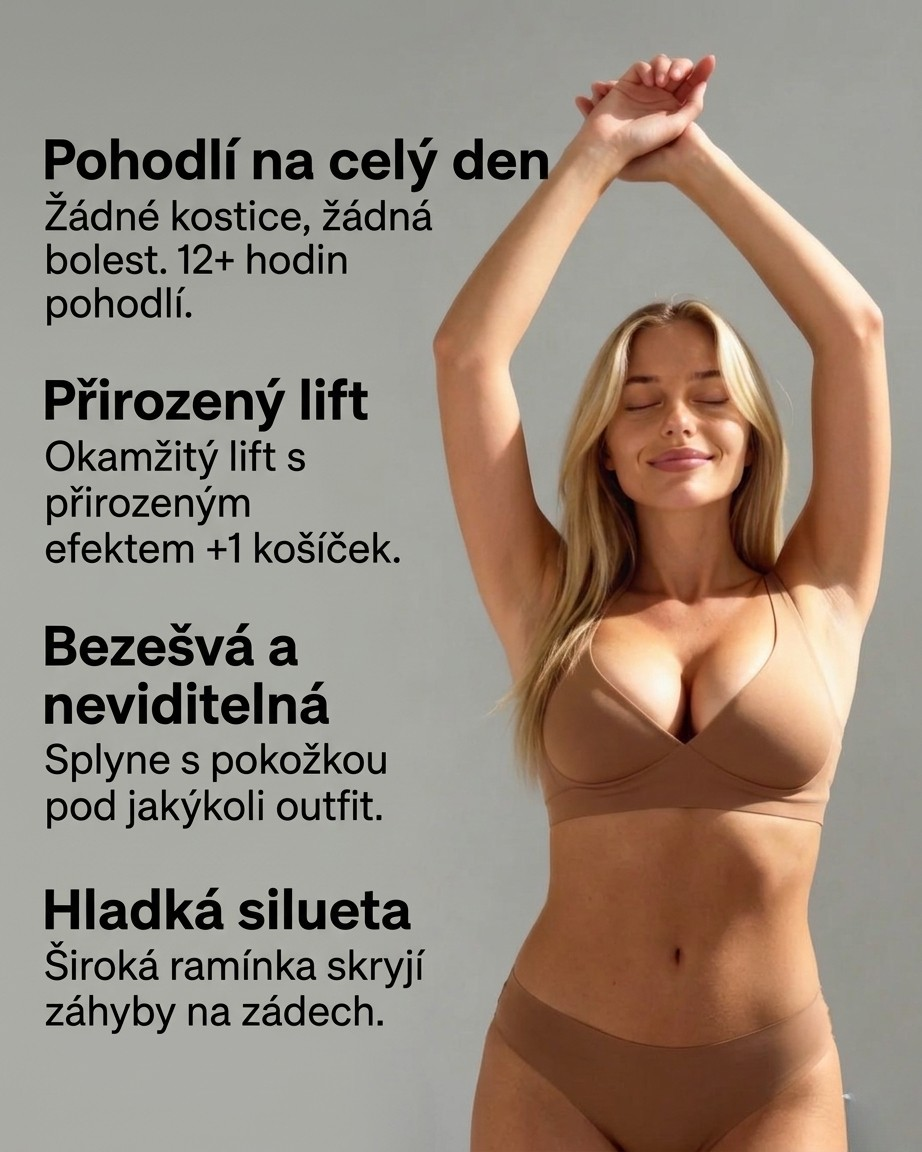 Svilna Druhá Kůže — Neviditelná podprsenka